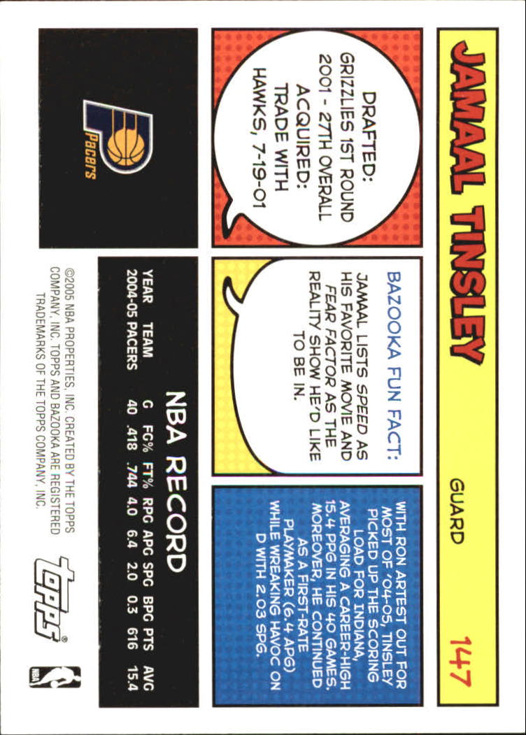 B6670- 2005-06 Bazooka Bk Card #s 1-220 +Inserts -You Pick- 15+ FREE US SHIP - Picture 291 of 441