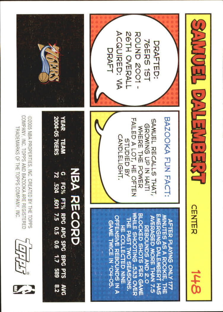B6670- 2005-06 Bazooka Bk Card #s 1-220 +Inserts -You Pick- 15+ FREE US SHIP - Picture 293 of 441