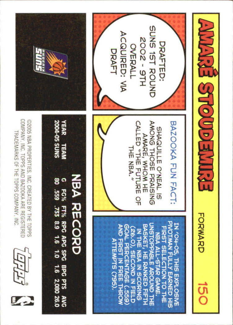 B6670- 2005-06 Bazooka Bk Card #s 1-220 +Inserts -You Pick- 15+ FREE US SHIP - Picture 297 of 441