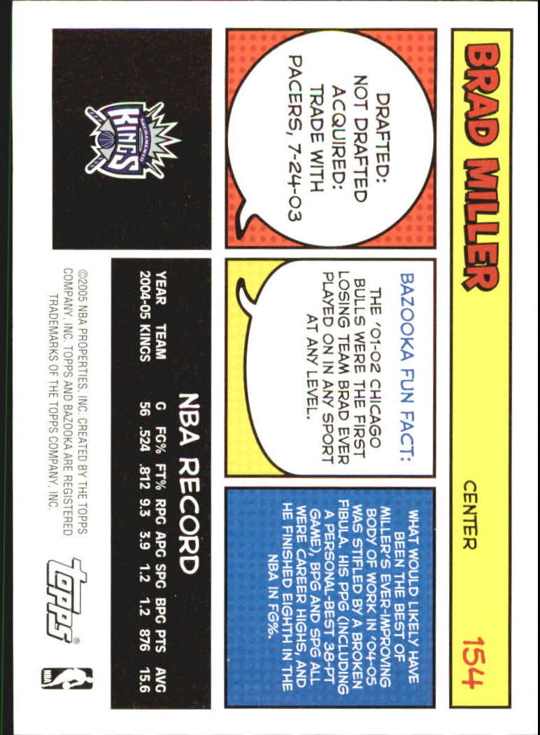 B6670- 2005-06 Bazooka Bk Card #s 1-220 +Inserts -You Pick- 15+ FREE US SHIP - Picture 305 of 441