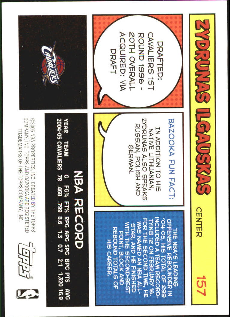B6670- 2005-06 Bazooka Bk Card #s 1-220 +Inserts -You Pick- 15+ FREE US SHIP - Picture 311 of 441