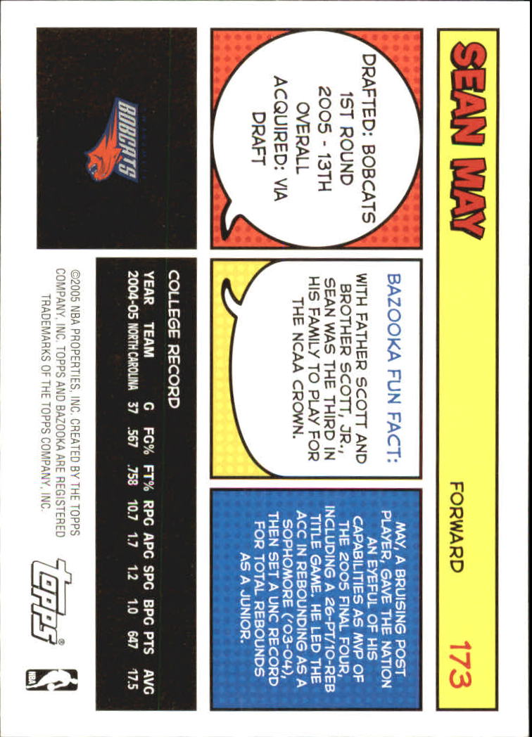 B6670- 2005-06 Bazooka Bk Card #s 1-220 +Inserts -You Pick- 15+ FREE US SHIP - Picture 343 of 441