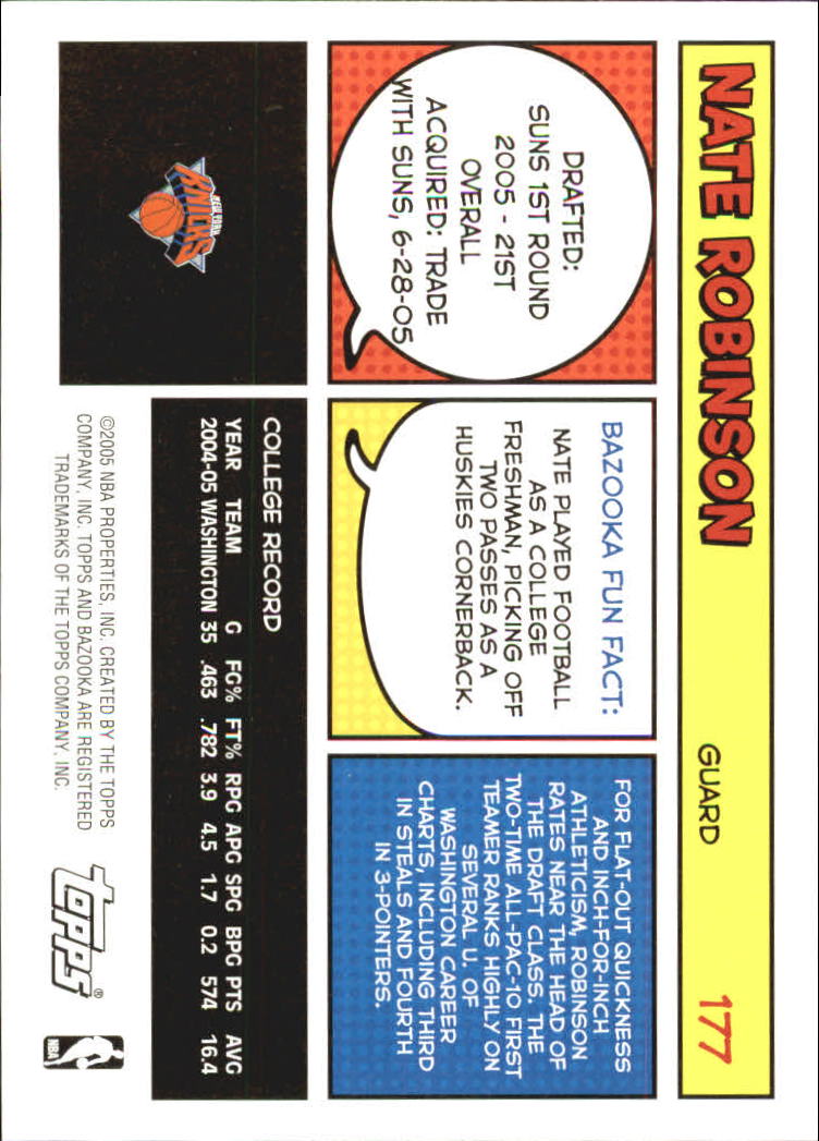 B6670- 2005-06 Bazooka Bk Card #s 1-220 +Inserts -You Pick- 15+ FREE US SHIP - Picture 351 of 441