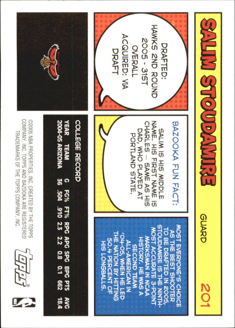 B6670- 2005-06 Bazooka Bk Card #s 1-220 +Inserts -You Pick- 15+ FREE US SHIP - Picture 397 of 441