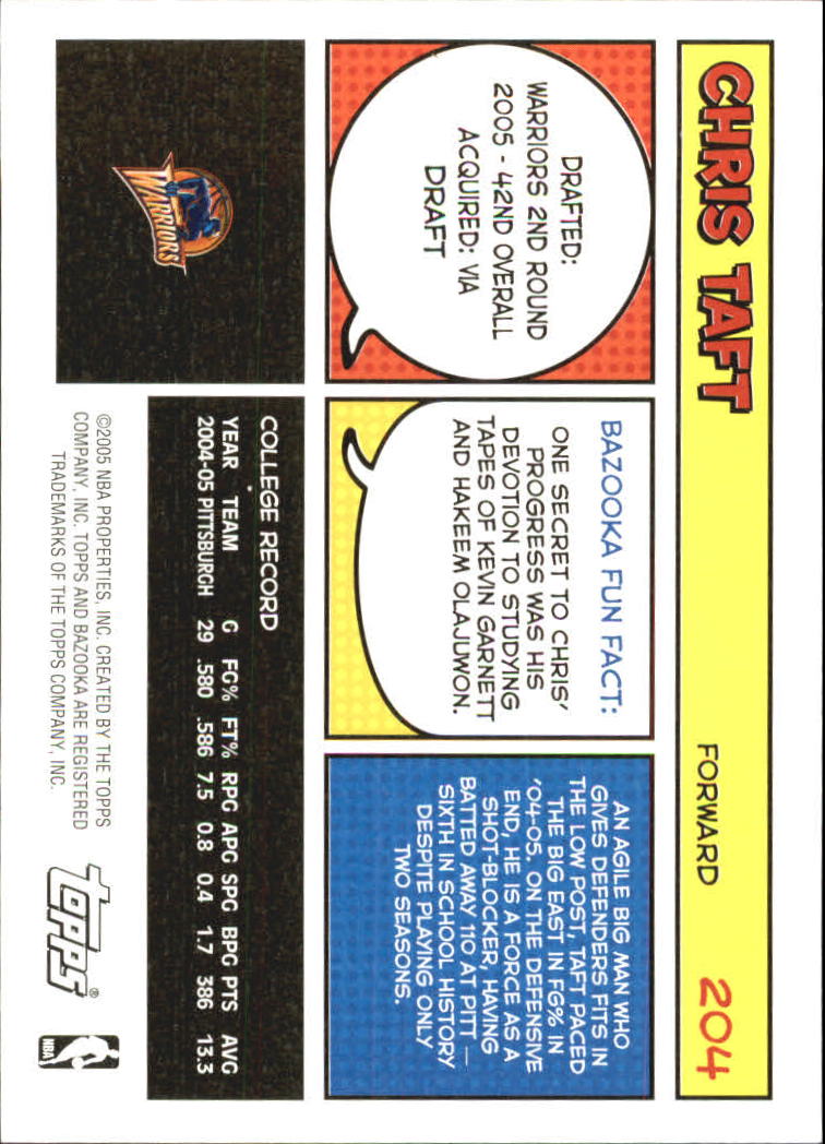 B6670- 2005-06 Bazooka Bk Card #s 1-220 +Inserts -You Pick- 15+ FREE US SHIP - Picture 403 of 441
