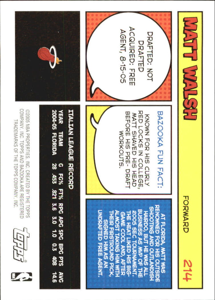 B6670- 2005-06 Bazooka Bk Card #s 1-220 +Inserts -You Pick- 15+ FREE US SHIP - Picture 423 of 441