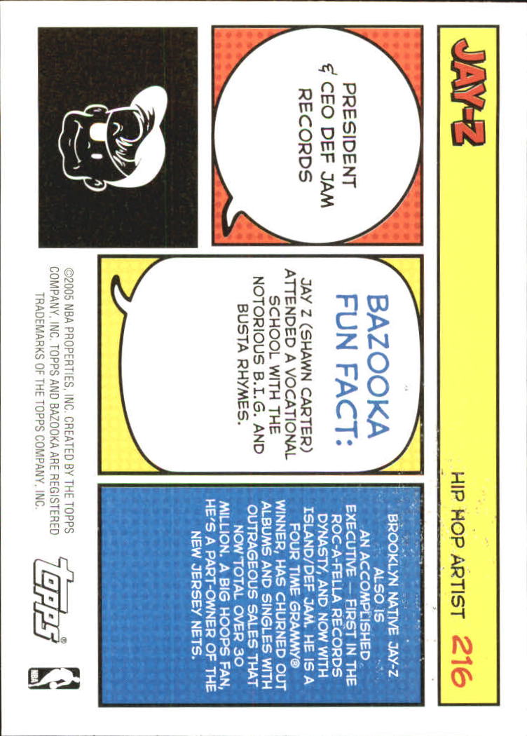 B6670- 2005-06 Bazooka Bk Card #s 1-220 +Inserts -You Pick- 15+ FREE US SHIP - Picture 427 of 441