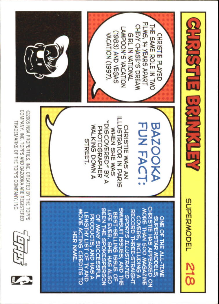 B6670- 2005-06 Bazooka Bk Card #s 1-220 +Inserts -You Pick- 15+ FREE US SHIP - Picture 431 of 441