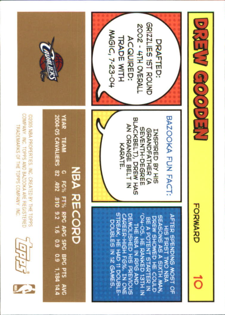 B6670- 2005-06 Bazooka Gold Basketball Cards 1-220 -You Pick- 15+ FREE US SHIP - Picture 21 of 409