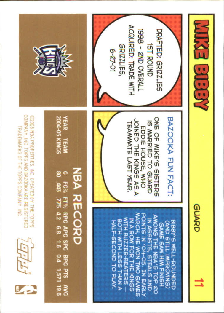 B6670- 2005-06 Bazooka Gold Basketball Cards 1-220 -You Pick- 15+ FREE US SHIP - Picture 23 of 409