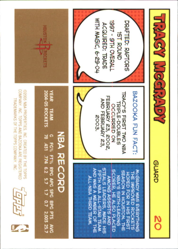 B6670- 2005-06 Bazooka Gold Basketball Cards 1-220 -You Pick- 15+ FREE US SHIP - Picture 41 of 409