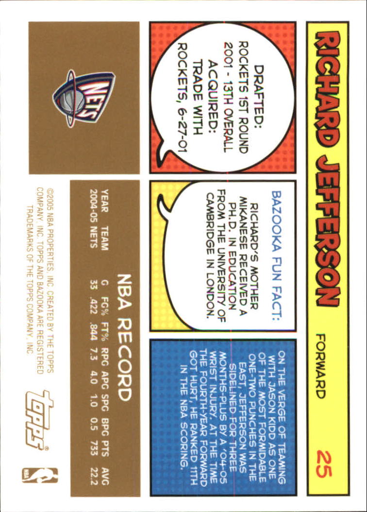 B6670- 2005-06 Bazooka Gold Basketball Cards 1-220 -You Pick- 15+ FREE US SHIP - Picture 51 of 409