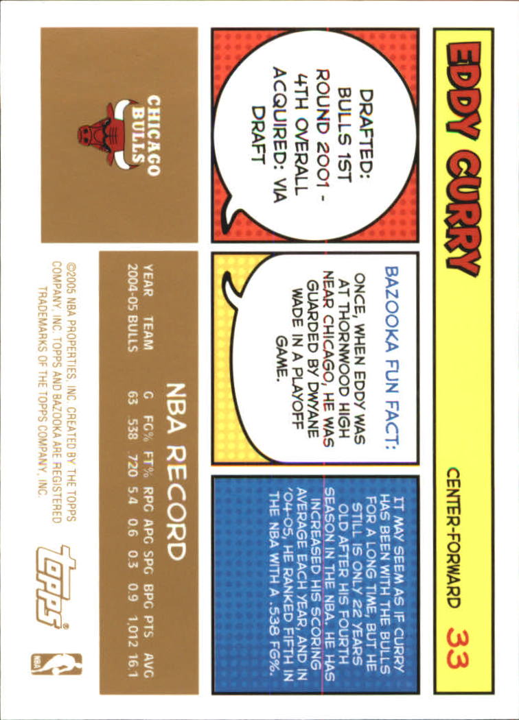 B6670- 2005-06 Bazooka Gold Basketball Cards 1-220 -You Pick- 15+ FREE US SHIP - Picture 65 of 409
