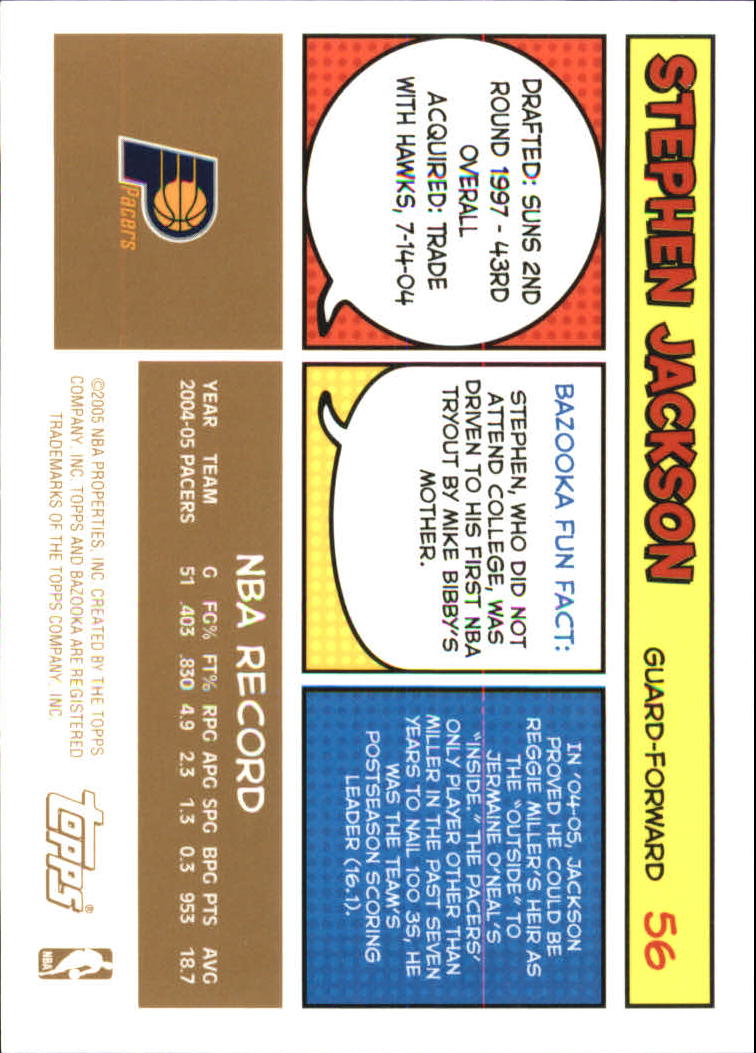 B6670- 2005-06 Bazooka Gold Basketball Cards 1-220 -You Pick- 15+ FREE US SHIP - Picture 105 of 409