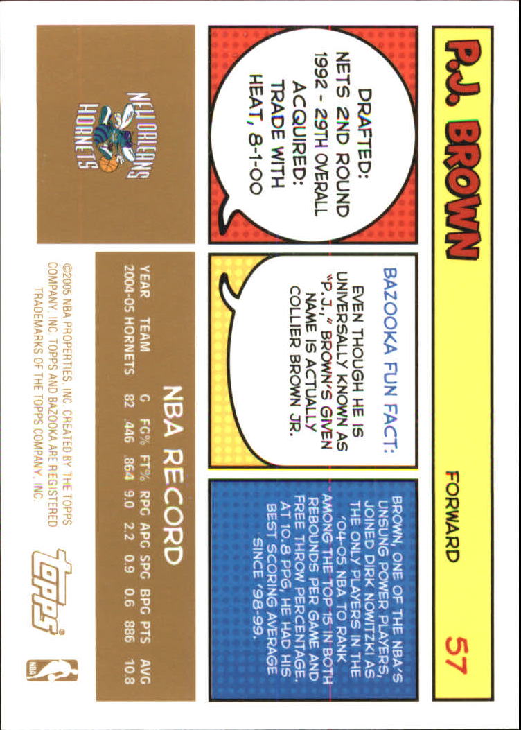B6670- 2005-06 Bazooka Gold Basketball Cards 1-220 -You Pick- 15+ FREE US SHIP - Picture 107 of 409