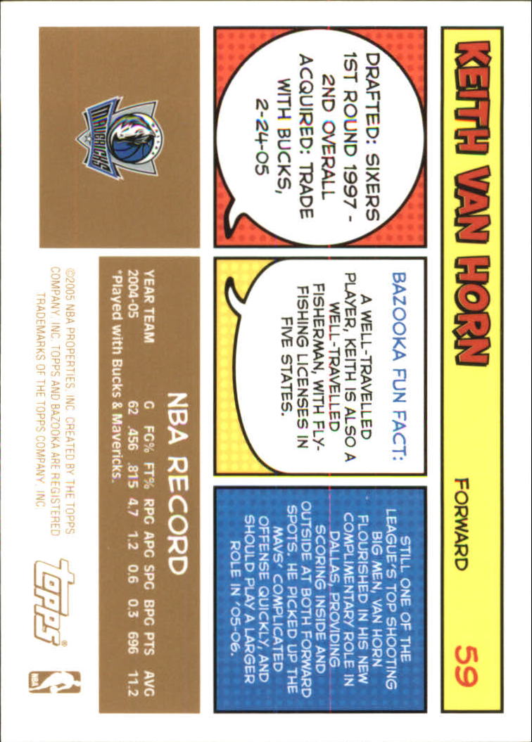 B6670- 2005-06 Bazooka Gold Basketball Cards 1-220 -You Pick- 15+ FREE US SHIP - Picture 111 of 409