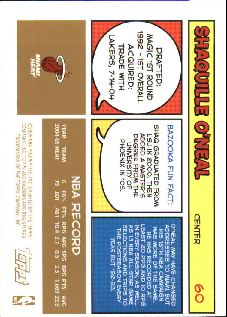 B6670- 2005-06 Bazooka Gold Basketball Cards 1-220 -You Pick- 15+ FREE US SHIP - Picture 113 of 409