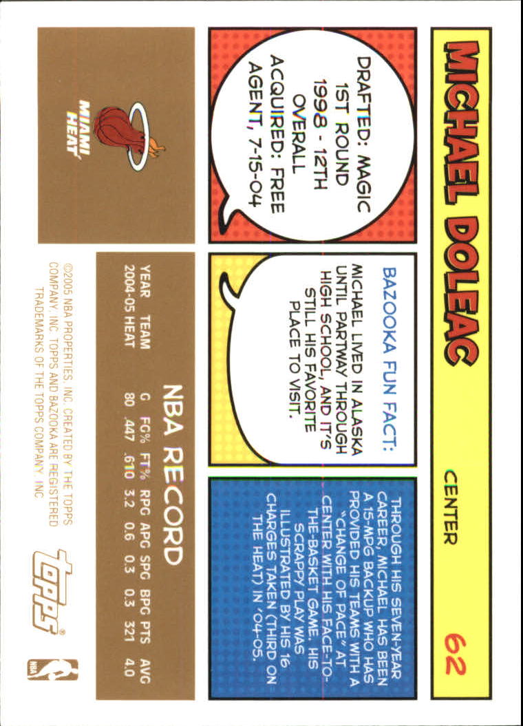 B6670- 2005-06 Bazooka Gold Basketball Cards 1-220 -You Pick- 15+ FREE US SHIP - Picture 117 of 409
