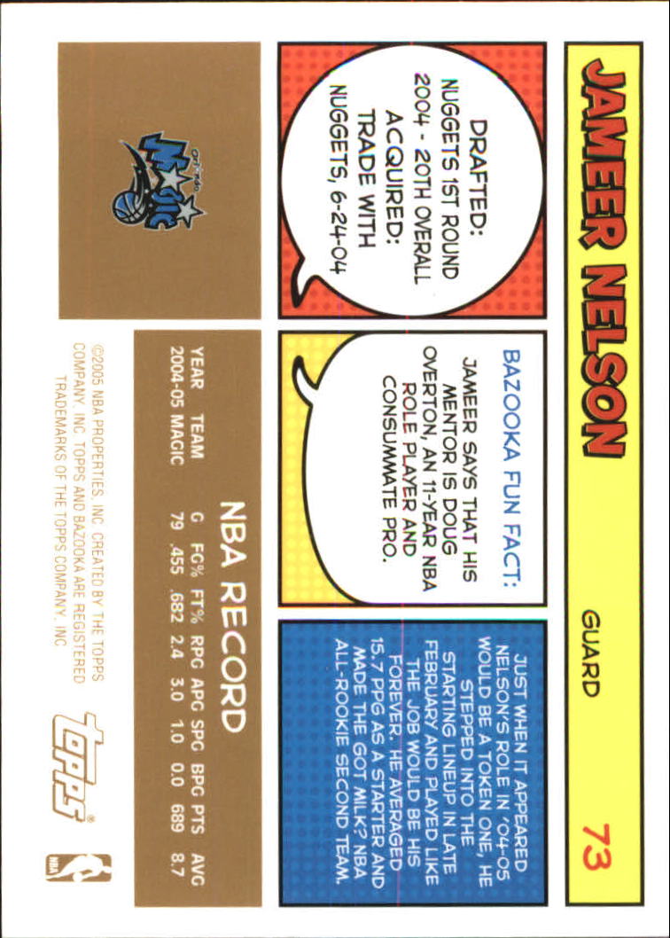 B6670- 2005-06 Bazooka Gold Basketball Cards 1-220 -You Pick- 15+ FREE US SHIP - Picture 137 of 409