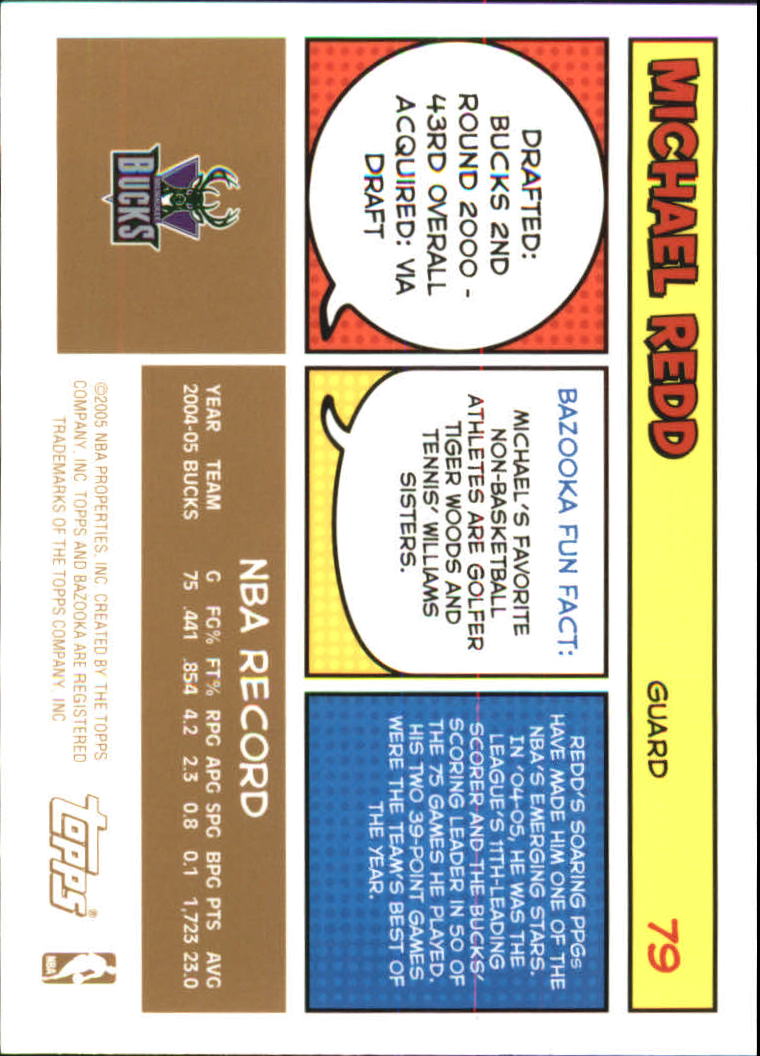 B6670- 2005-06 Bazooka Gold Basketball Cards 1-220 -You Pick- 15+ FREE US SHIP - Picture 147 of 409