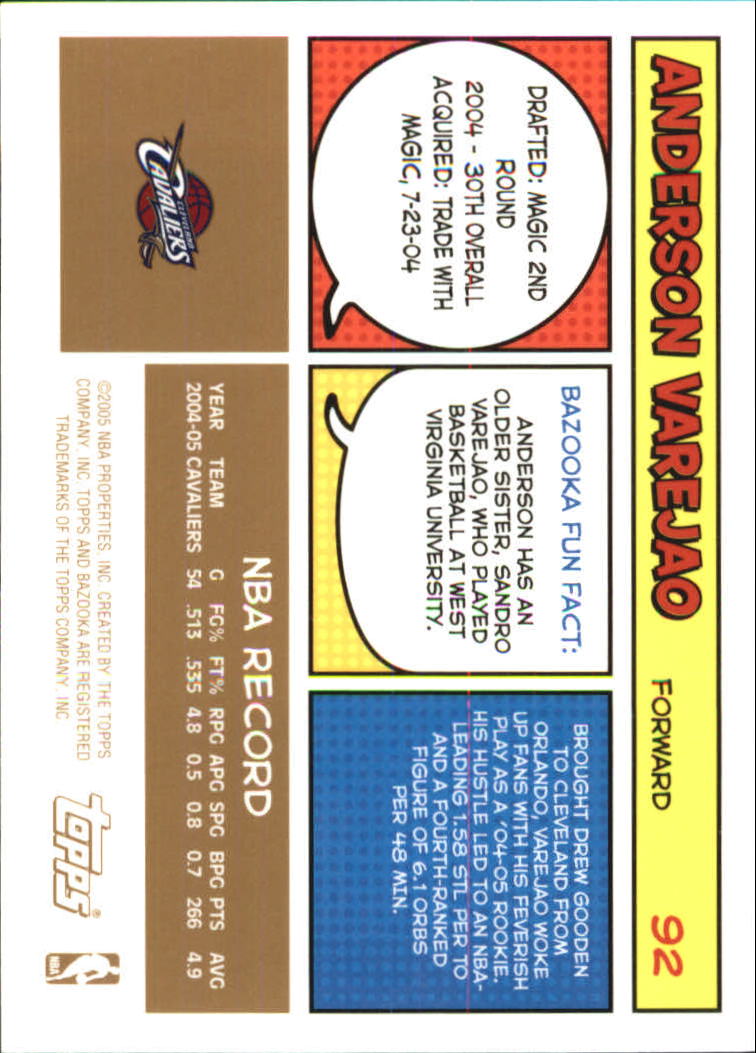 B6670- 2005-06 Bazooka Gold Basketball Cards 1-220 -You Pick- 15+ FREE US SHIP - Picture 173 of 409