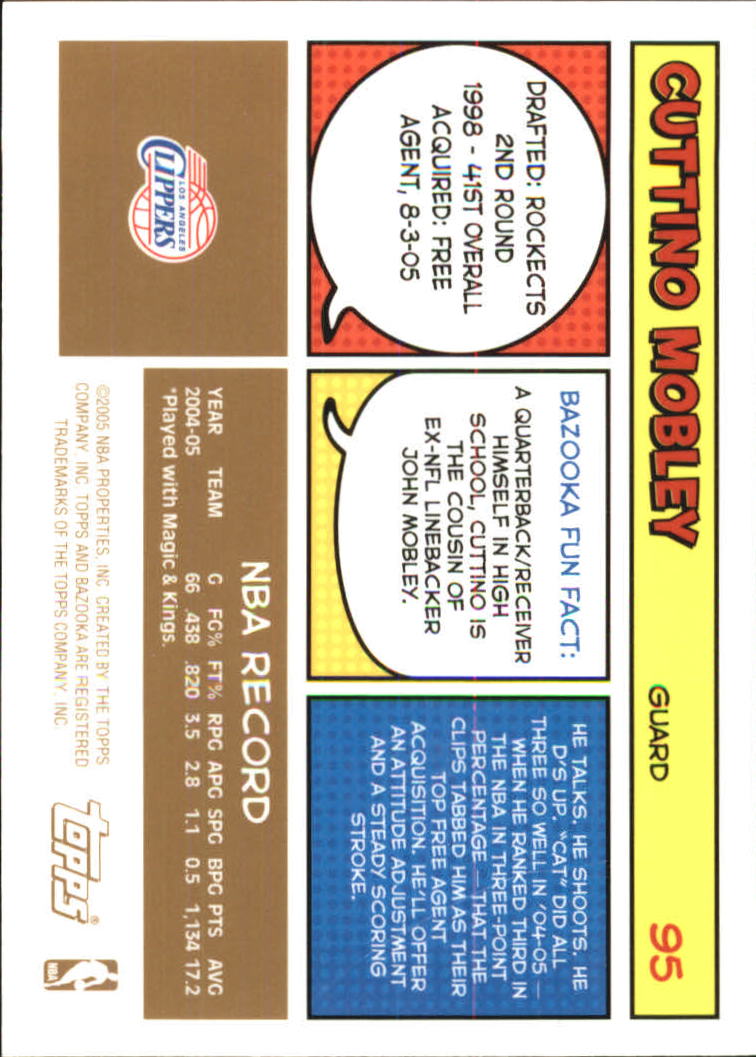 B6670- 2005-06 Bazooka Gold Basketball Cards 1-220 -You Pick- 15+ FREE US SHIP - Picture 177 of 409