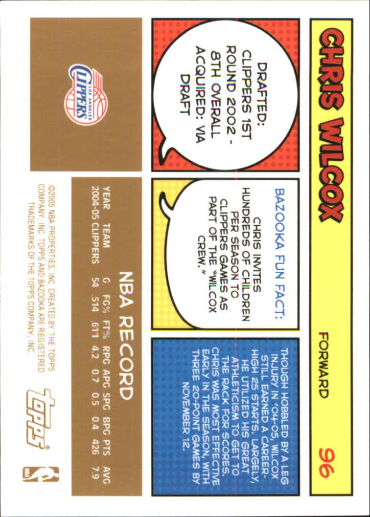 B6670- 2005-06 Bazooka Gold Basketball Cards 1-220 -You Pick- 15+ FREE US SHIP - Picture 179 of 409