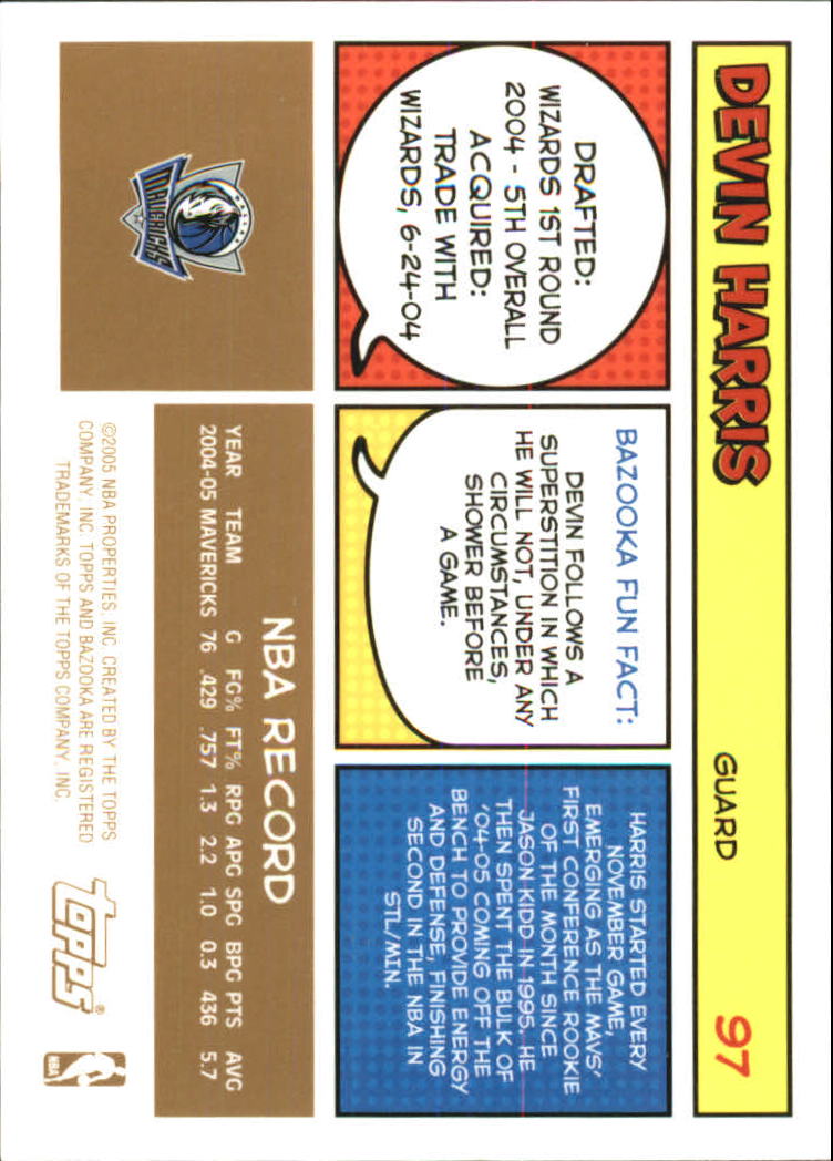 B6670- 2005-06 Bazooka Gold Basketball Cards 1-220 -You Pick- 15+ FREE US SHIP - Picture 181 of 409