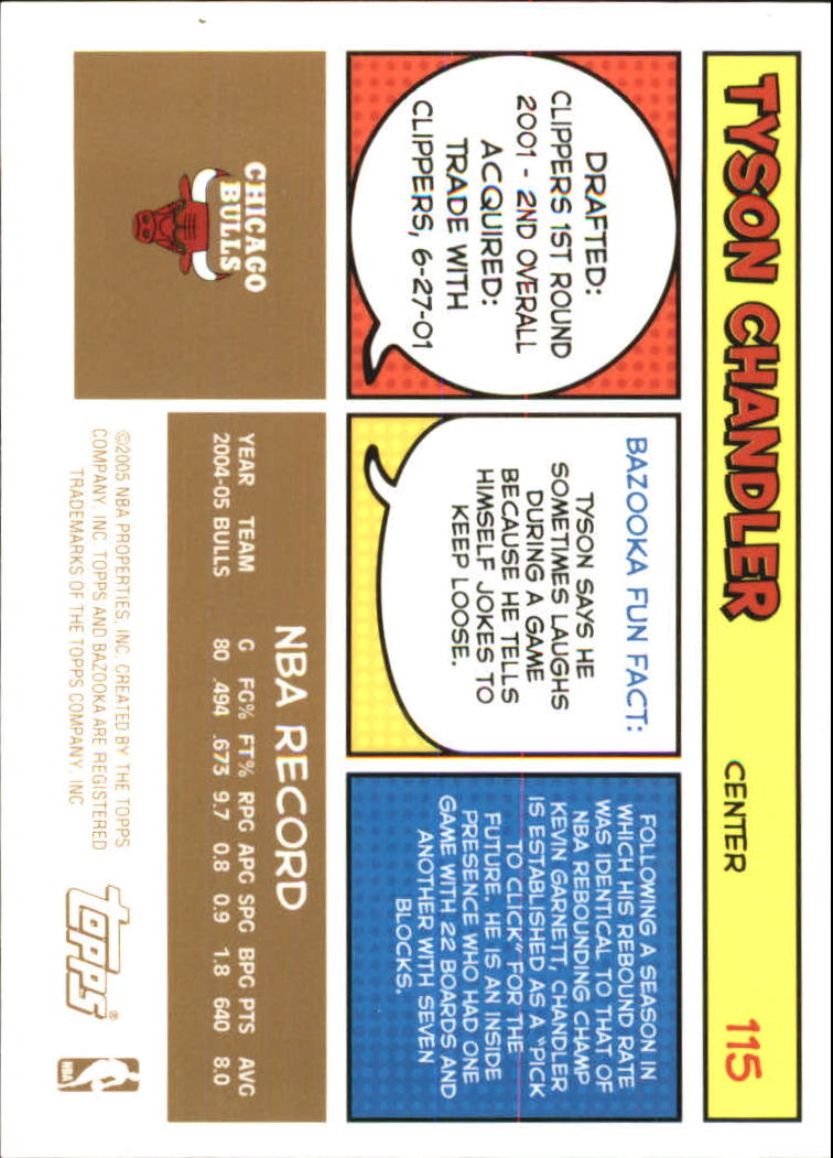 B6670- 2005-06 Bazooka Gold Basketball Cards 1-220 -You Pick- 15+ FREE US SHIP - Picture 215 of 409