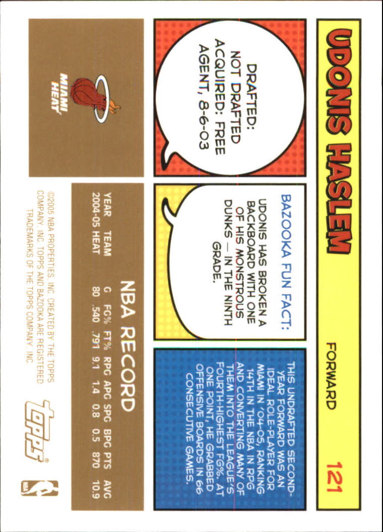 B6670- 2005-06 Bazooka Gold Basketball Cards 1-220 -You Pick- 15+ FREE US SHIP - Picture 225 of 409