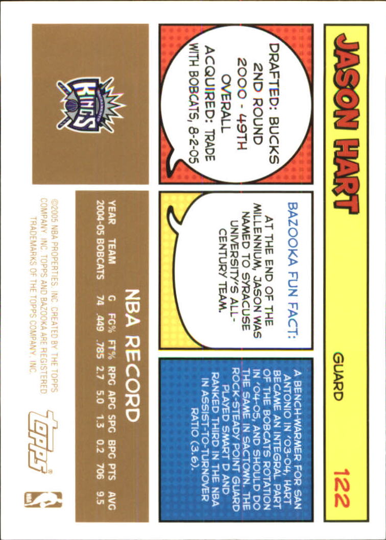 B6670- 2005-06 Bazooka Gold Basketball Cards 1-220 -You Pick- 15+ FREE US SHIP - Picture 227 of 409