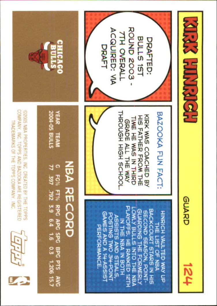 B6670- 2005-06 Bazooka Gold Basketball Cards 1-220 -You Pick- 15+ FREE US SHIP - Picture 231 of 409