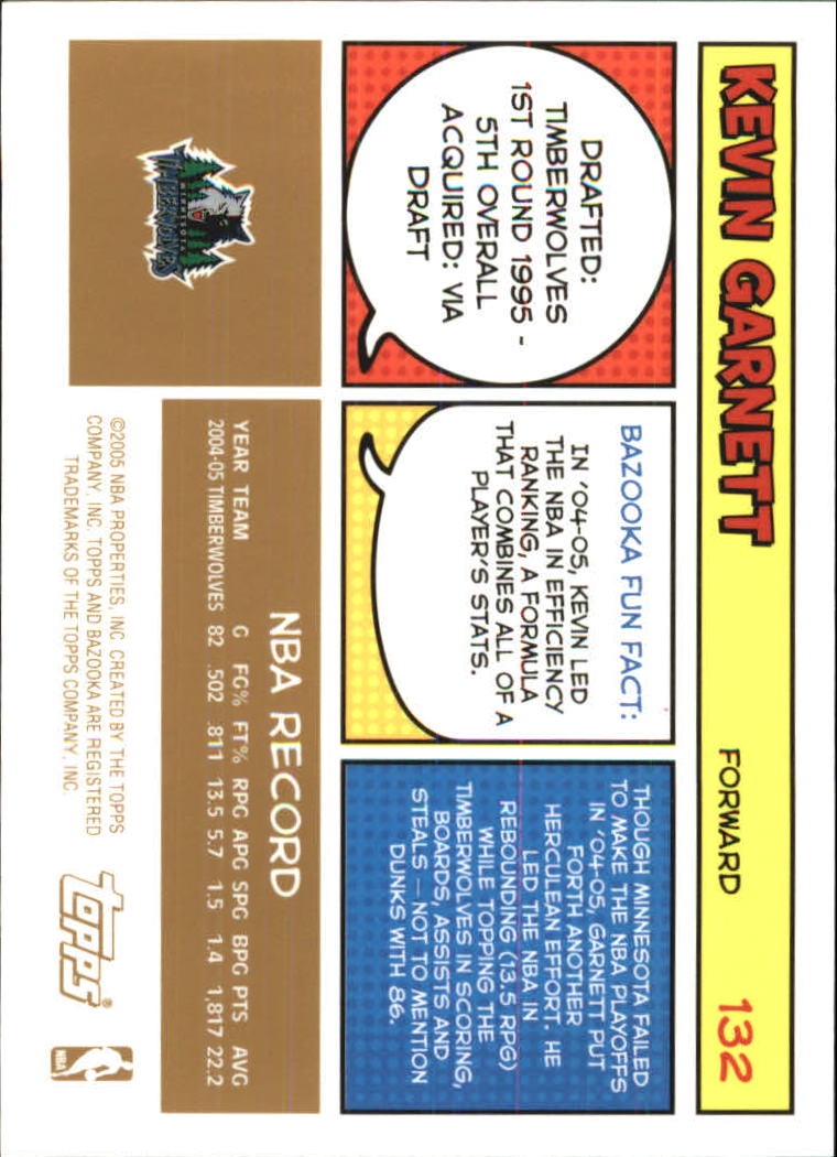 B6670- 2005-06 Bazooka Gold Basketball Cards 1-220 -You Pick- 15+ FREE US SHIP - Picture 245 of 409