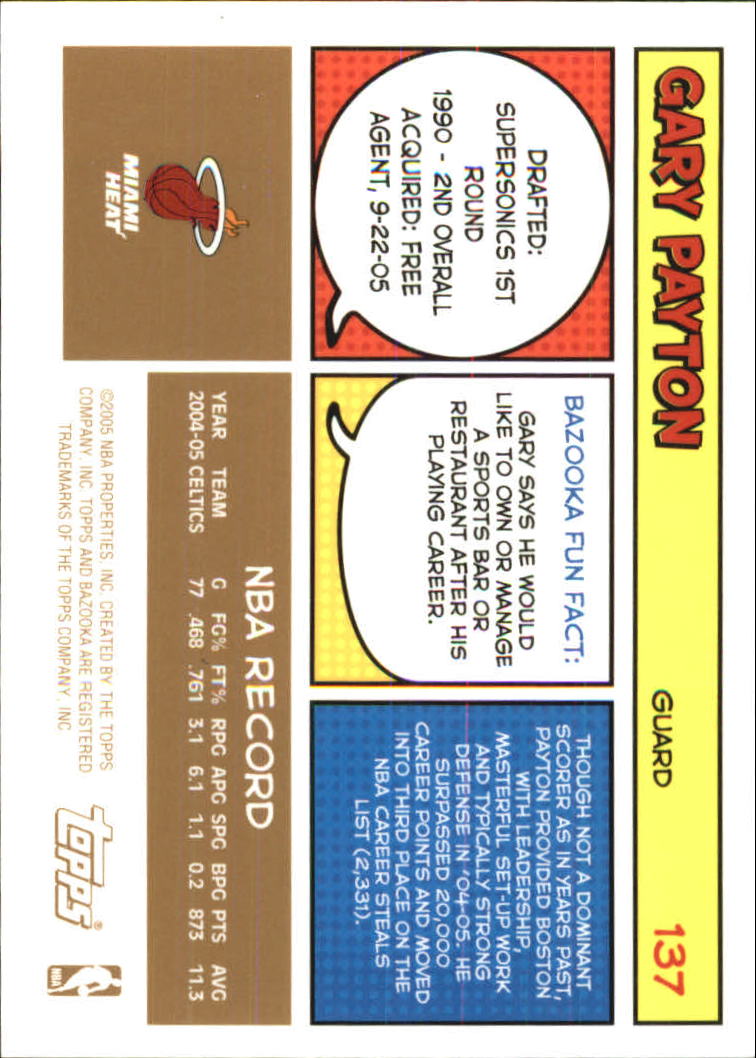 B6670- 2005-06 Bazooka Gold Basketball Cards 1-220 -You Pick- 15+ FREE US SHIP - Picture 255 of 409