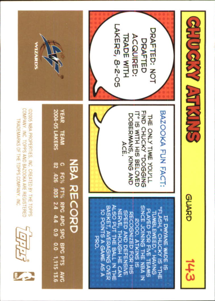B6670- 2005-06 Bazooka Gold Basketball Cards 1-220 -You Pick- 15+ FREE US SHIP - Picture 267 of 409