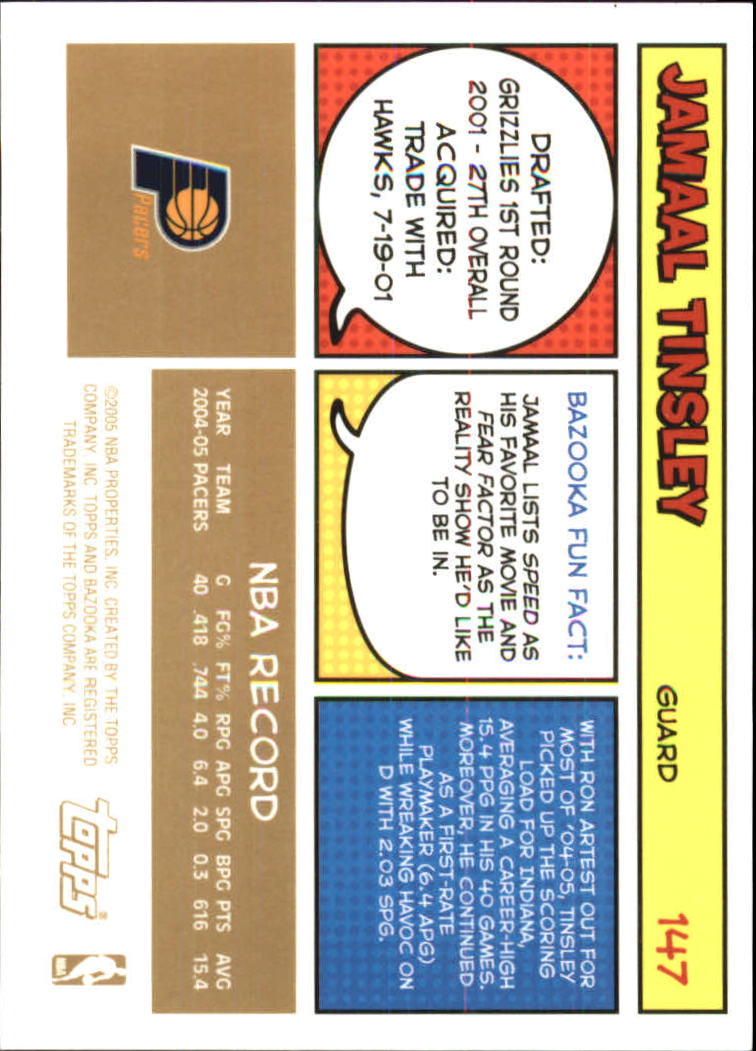 B6670- 2005-06 Bazooka Gold Basketball Cards 1-220 -You Pick- 15+ FREE US SHIP - Picture 274 of 409