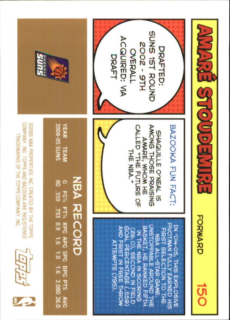 B6670- 2005-06 Bazooka Gold Basketball Cards 1-220 -You Pick- 15+ FREE US SHIP - Picture 280 of 409