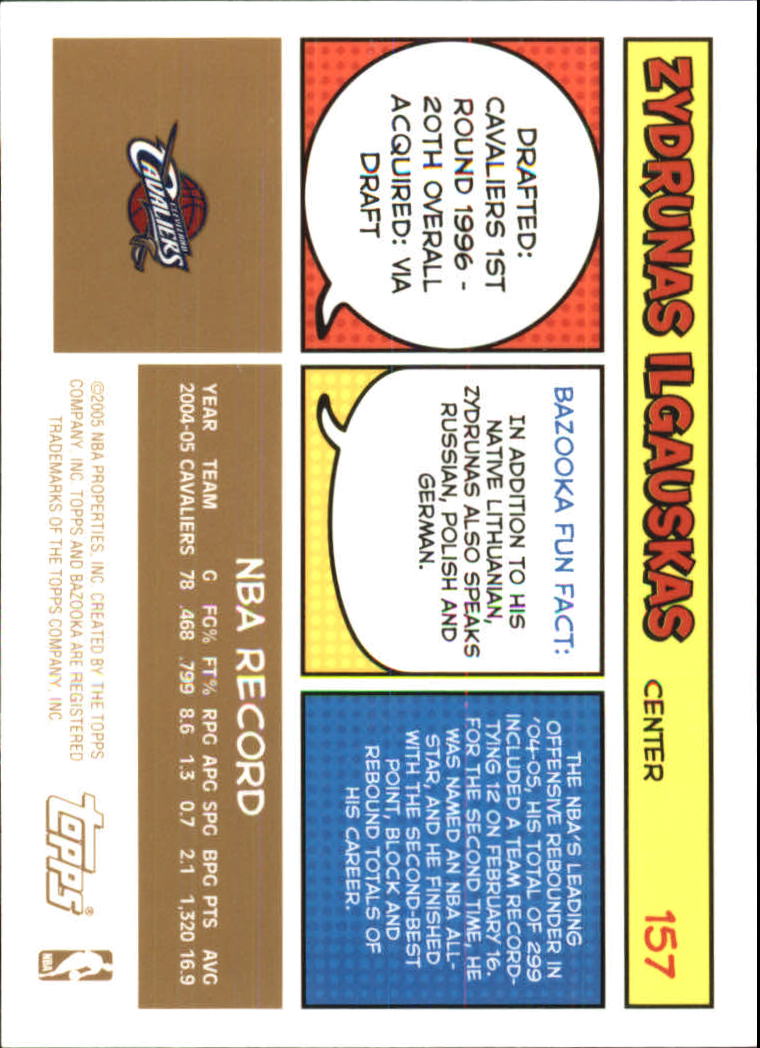 B6670- 2005-06 Bazooka Gold Basketball Cards 1-220 -You Pick- 15+ FREE US SHIP - Picture 294 of 409