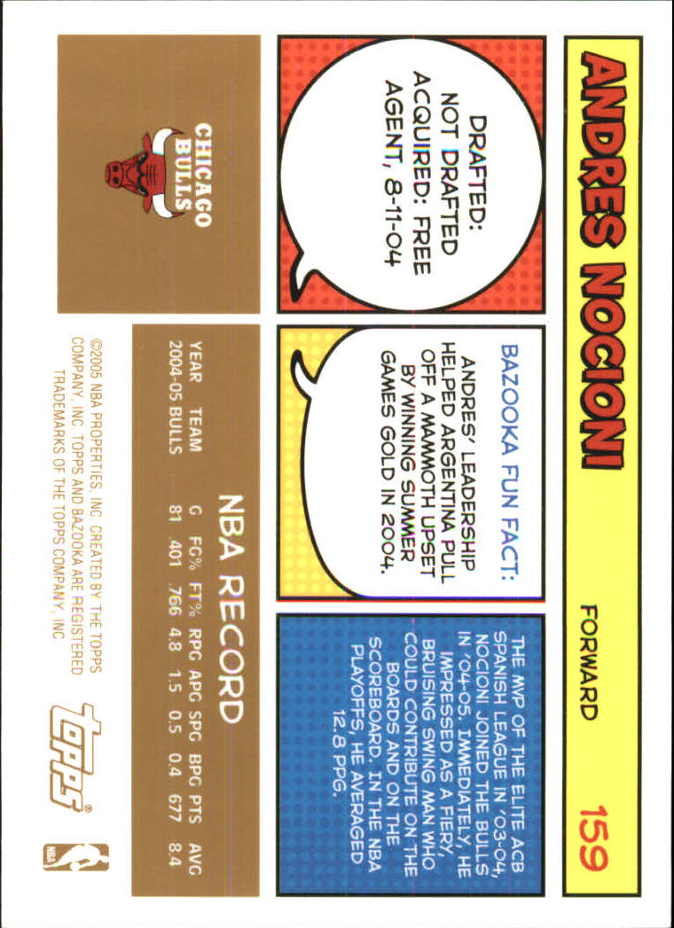 B6670- 2005-06 Bazooka Gold Basketball Cards 1-220 -You Pick- 15+ FREE US SHIP - Picture 298 of 409