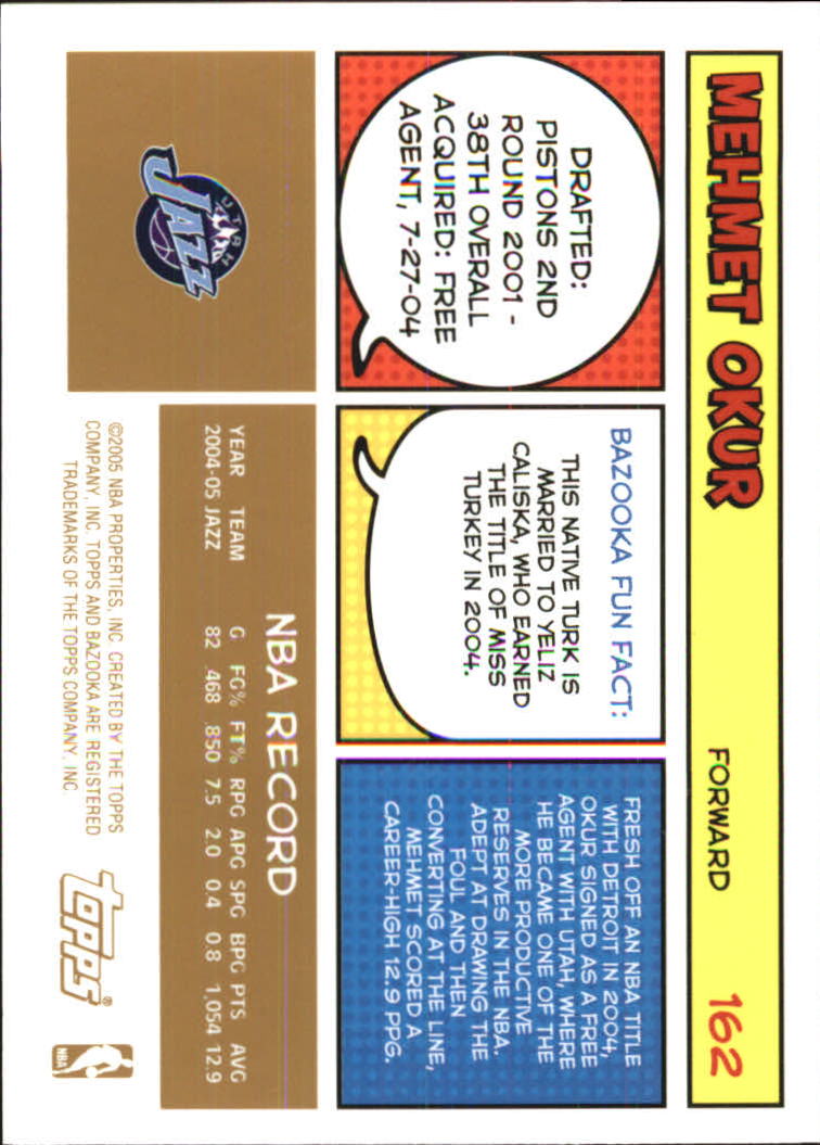 B6670- 2005-06 Bazooka Gold Basketball Cards 1-220 -You Pick- 15+ FREE US SHIP - Picture 304 of 409
