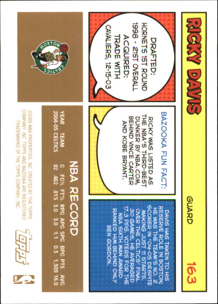 B6670- 2005-06 Bazooka Gold Basketball Cards 1-220 -You Pick- 15+ FREE US SHIP - Picture 306 of 409