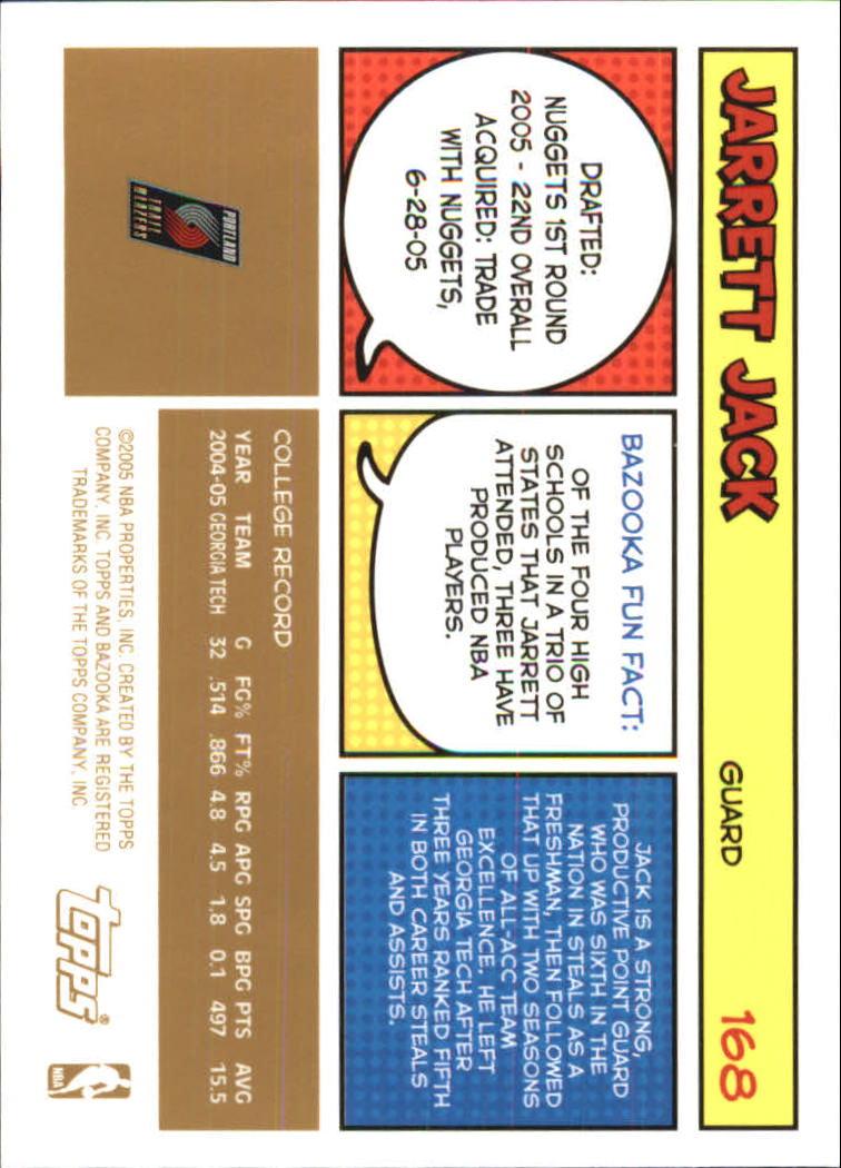 B6670- 2005-06 Bazooka Gold Basketball Cards 1-220 -You Pick- 15+ FREE US SHIP - Picture 314 of 409