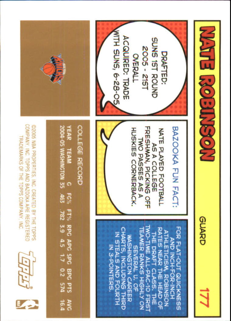 B6670- 2005-06 Bazooka Gold Basketball Cards 1-220 -You Pick- 15+ FREE US SHIP - Picture 332 of 409