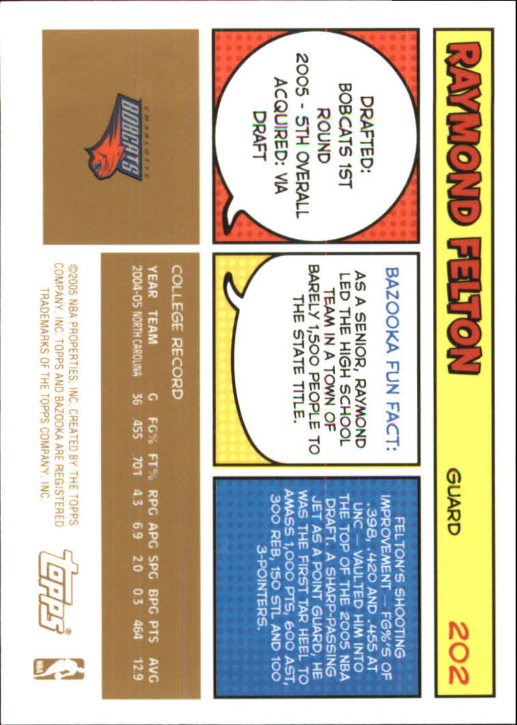 B6670- 2005-06 Bazooka Gold Basketball Cards 1-220 -You Pick- 15+ FREE US SHIP - Picture 375 of 409