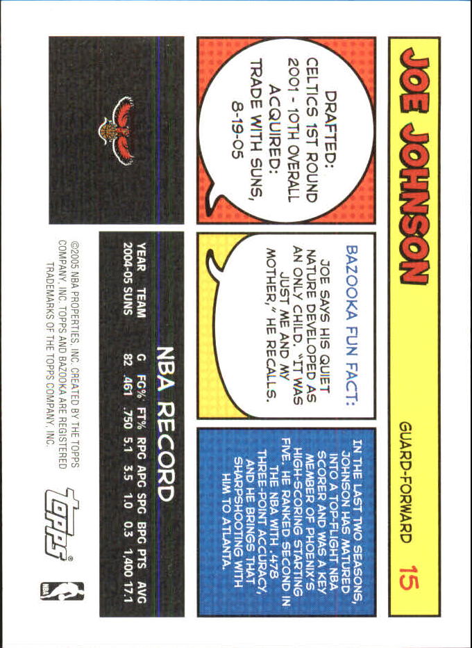 B6670- 2005-06 Bazooka Minis Basketball #s 1-220 -You Pick- 15+ FREE US SHIP - Picture 139 of 419