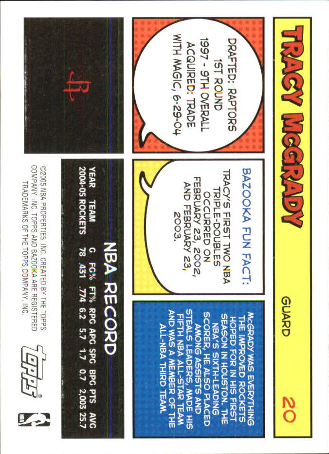 B6670- 2005-06 Bazooka Minis Basketball #s 1-220 -You Pick- 15+ FREE US SHIP - Picture 349 of 419