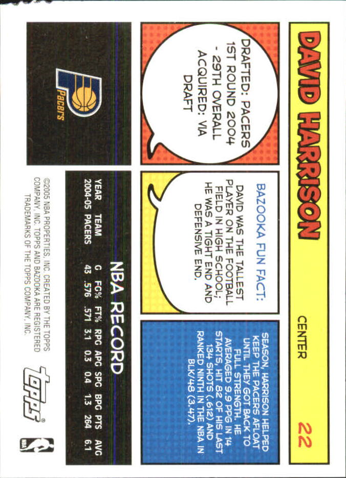 B6670- 2005-06 Bazooka Minis Basketball #s 1-220 -You Pick- 15+ FREE US SHIP - Picture 13 of 419