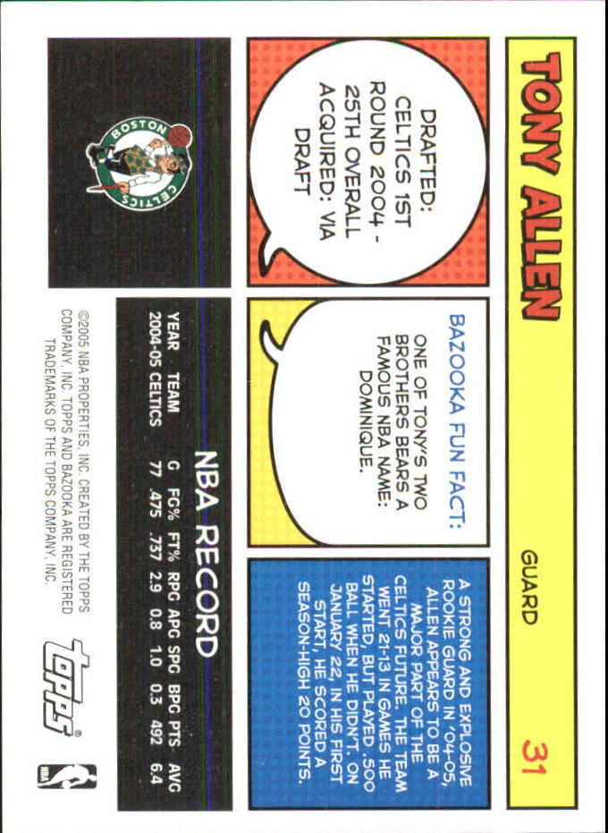 B6670- 2005-06 Bazooka Minis Basketball #s 1-220 -You Pick- 15+ FREE US SHIP - Picture 17 of 419