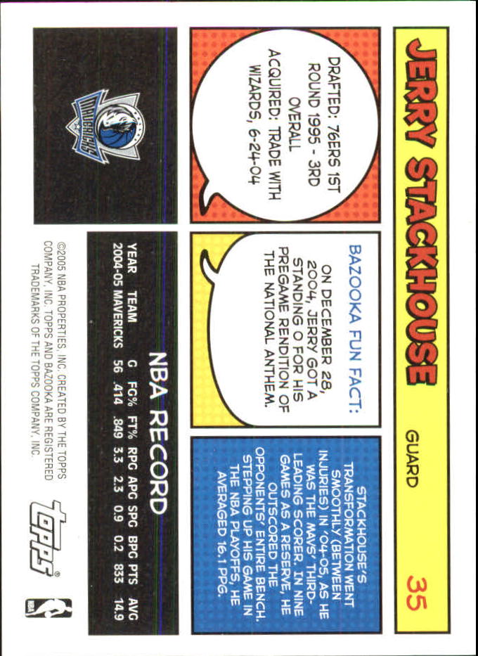 B6670- 2005-06 Bazooka Minis Basketball #s 1-220 -You Pick- 15+ FREE US SHIP - Picture 153 of 419