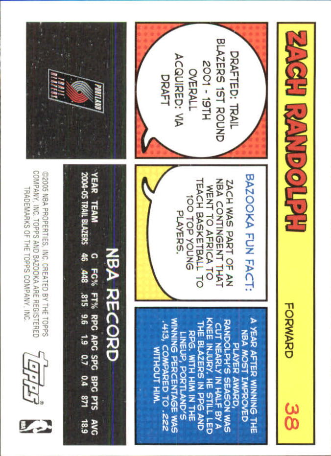 B6670- 2005-06 Bazooka Minis Basketball #s 1-220 -You Pick- 15+ FREE US SHIP - Picture 245 of 419